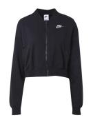 Nike Sportswear Sweatjakke  sort / hvid