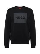 HUGO Sweatshirt 'Duragol'  mørkegrå / sort