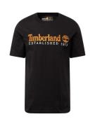 TIMBERLAND Bluser & t-shirts  orange / sort / naturhvid