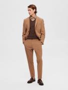 SELECTED HOMME Bukser med fals 'Liam'  camel