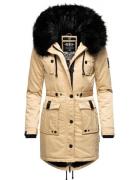 NAVAHOO Vinterparka 'Luluna'  beige / sort