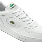 LACOSTE Sneaker low 'Lineset'  grøn / hvid