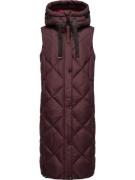 NAVAHOO Vest 'Schnuckel'  bordeaux / grenadine / sort