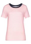 LASCANA Shirts  navy / lys pink / hvid