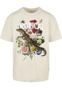 Mister Tee Bluser & t-shirts 'Tropical'  grøn / lyserød / merlot / hvi...