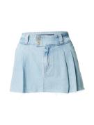 HOLLISTER Nederdel 'APAC DENIM LR MICRO PLEATED MINI'  blå