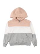 Urban Classics Sweatshirt  grå / lys pink / hvid