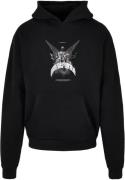 MJ Gonzales Sweatshirt 'HIGHER THAN HEAVEN'  grå / sort / hvid