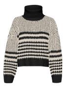 VERO MODA Pullover 'PHILINE'  sort / hvid