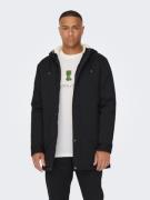 Only & Sons Vinterparka 'Alexander'  sort / offwhite