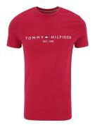 TOMMY HILFIGER Bluser & t-shirts  mørkeblå / rubinrød / hvid