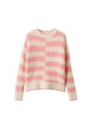 MANGO Pullover  beige / lys pink