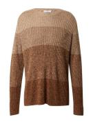 DAN FOX APPAREL Pullover 'Elia'  brun / cappuccino / lysebrun