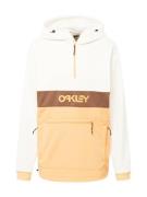 OAKLEY Sportsweatshirt 'NOSE GRAB'  choko / lyseorange / offwhite