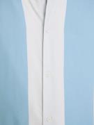 Bershka Skjorte  lyseblå / hvid