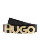 HUGO Bælte 'Zula'  guld / sort