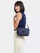 KIPLING Skuldertaske 'Abanu'  navy / hvid