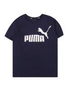 PUMA Shirts  navy / hvid