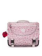 KIPLING Rygsæk 'PREPPY'  lys pink / hvid