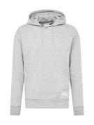 !Solid Sweatshirt 'Lenz'  grå-meleret / sort / hvid