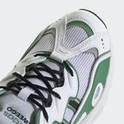 ADIDAS ORIGINALS Sneaker low 'Ozweego'  grøn / sort / naturhvid