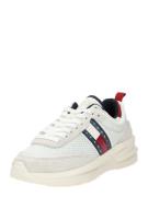 Tommy Jeans Sneaker low 'NEW TECH'  lysebeige / navy / rød / hvid
