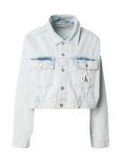 Calvin Klein Jeans Overgangsjakke  lyseblå / sort / hvid