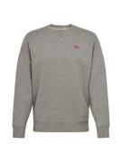 LEVI'S ® Sweatshirt 'Original Housemark Sweatshirt'  grå / brandrød / ...