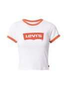 LEVI'S ® Shirts 'Graphic Ringer Mini Tee'  orange / hvid