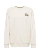 WRANGLER Sweatshirt  brun / gul / orange / offwhite
