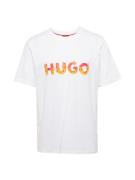 HUGO Bluser & t-shirts 'Danda'  orange / rød / hvid