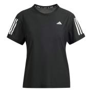 ADIDAS PERFORMANCE Funktionsbluse 'Own The Run'  sort / hvid