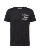 Calvin Klein Jeans Bluser & t-shirts  lysegrå / sort