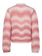 PIECES Pullover 'FNUG'  pink / hvid