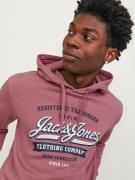 JACK & JONES Sweatshirt  marin / pink-meleret / hvid