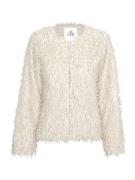 KAREN BY SIMONSEN Cardigan 'Laya'  creme / sort