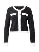 ONLY Cardigan 'LADY'  sort-meleret / hvid