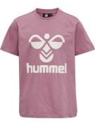 Hummel Shirts 'Tres'  gammelrosa / hvid