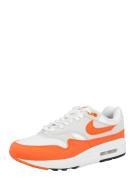 Nike Sportswear Sneaker low 'Air Max 1 87'  lysegrå / orange / hvid