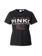 PINKO Shirts  gammelrosa / sort / hvid