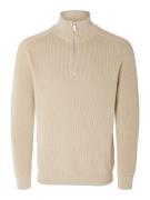SELECTED HOMME Pullover 'Own'  beige