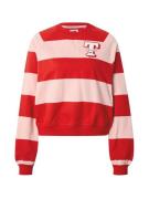 Tommy Jeans Sweatshirt  pastelpink / rød / hvid