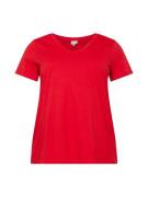 ONLY Carmakoma Shirts 'Bonnie Life'  rød