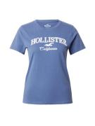 HOLLISTER Shirts  røgblå / hvid