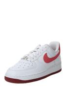 Nike Sportswear Sneaker low 'Air Force 1 '07'  rød / hvid