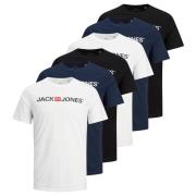 JACK & JONES Bluser & t-shirts  navy / knaldrød / sort / hvid