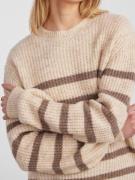 PIECES Pullover 'NANNA'  beige / brun