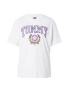 Tommy Jeans Shirts 'Varsity Sport 3'  camel / lilla / sort / hvid