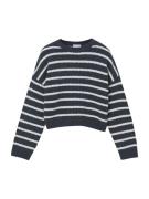 Pull&Bear Pullover  petroleum / hvid