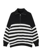 Pull&Bear Pullover  sort / hvid